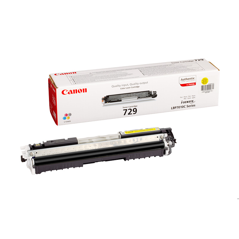 Canon 729 Y tonerpatron 1 stk Original Gul - Billede 2