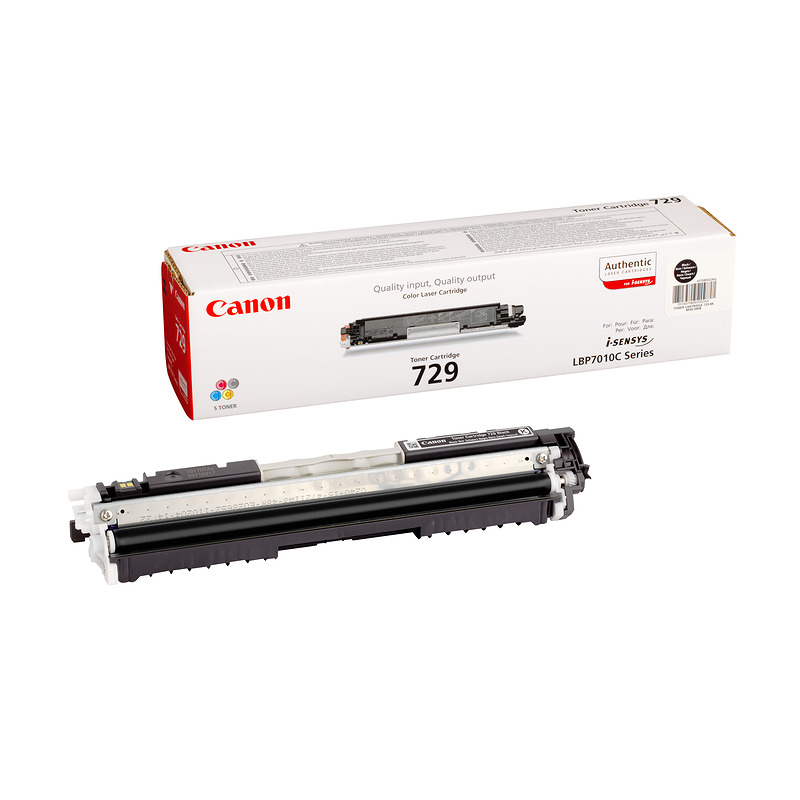 Canon 729 BK tonerpatron 1 stk Original Sort - Billede 2