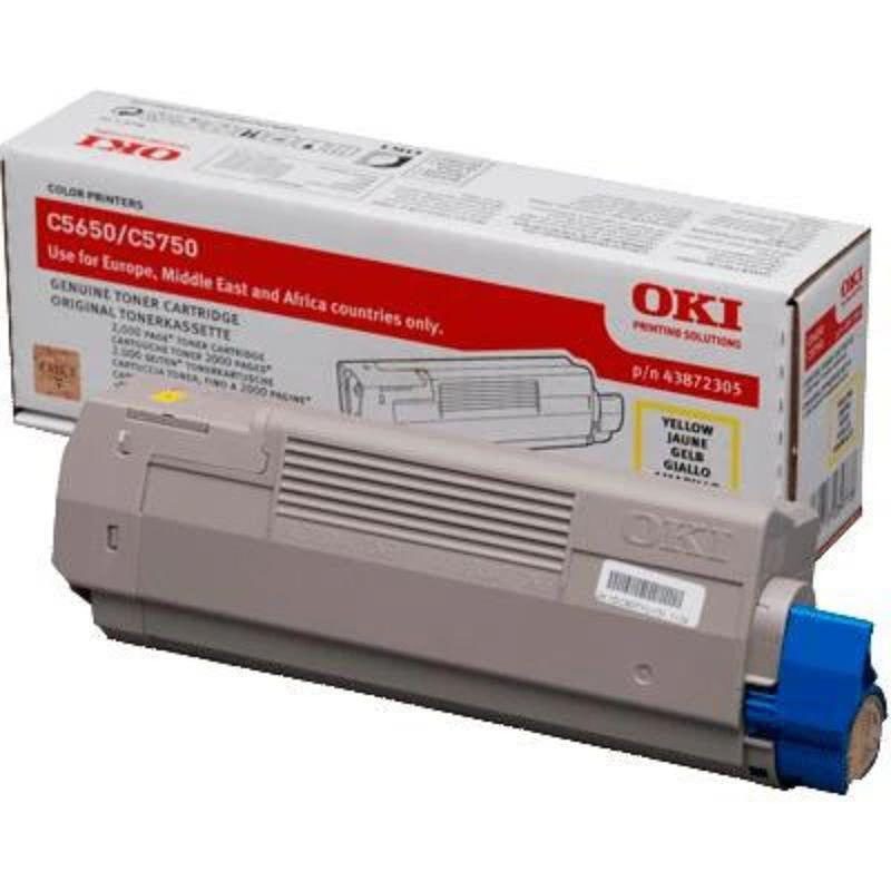 OKI Toner 43872305 Yellow Standard