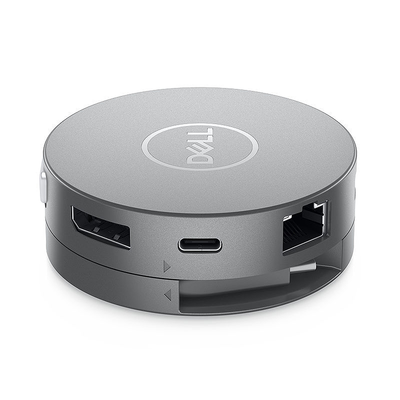 DELL DA310 Ledningsført USB 3.2 Gen 2 (3.1 Gen 2) Type-C Sølv