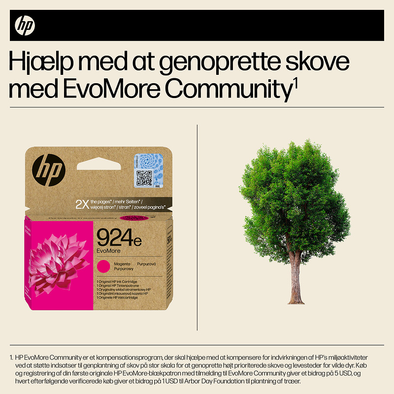 HP Original 924e EvoMore-blækpatron, magenta - Billede 4
