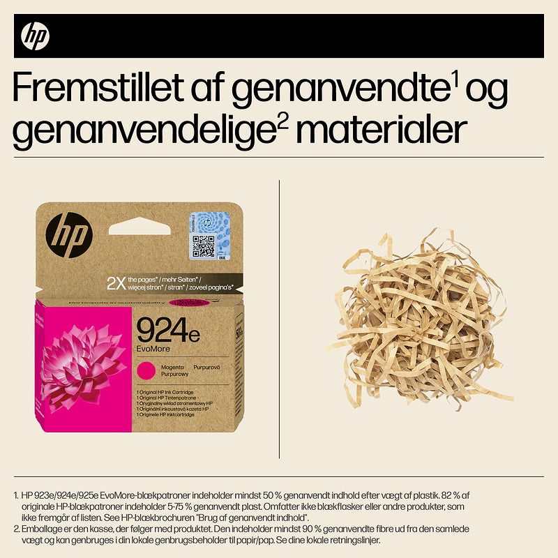 HP Original 924e EvoMore-blækpatron, magenta - Billede 5