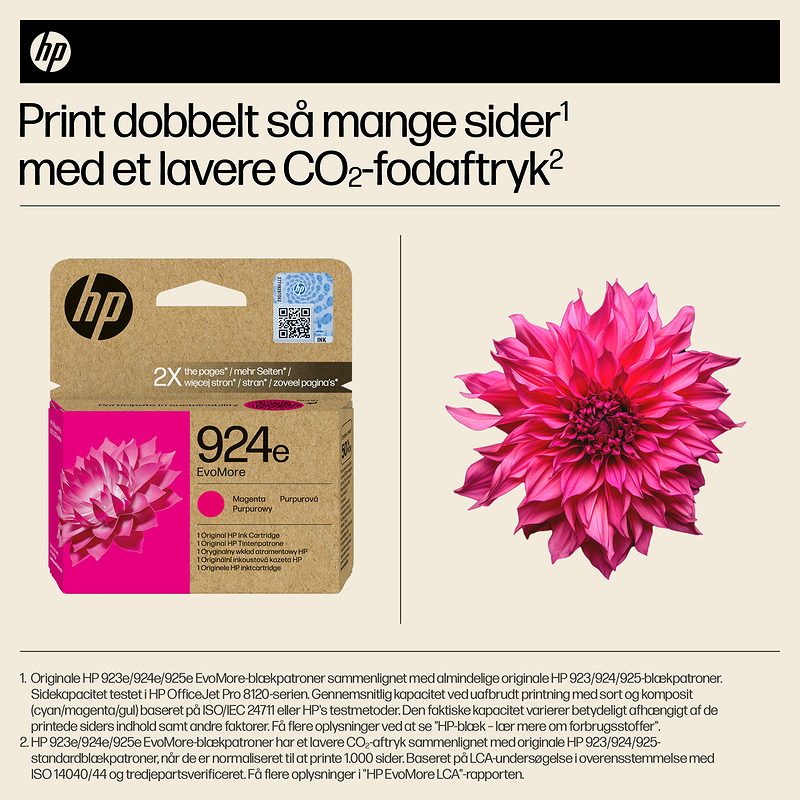 HP Original 924e EvoMore-blækpatron, magenta - Billede 6
