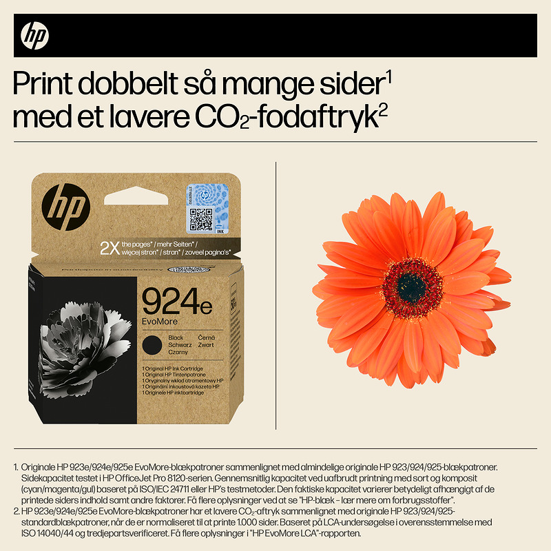 HP Original 924e EvoMore-blækpatron, sort - Billede 4
