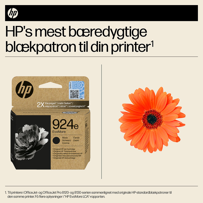 HP Original 924e EvoMore-blækpatron, sort - Billede 5