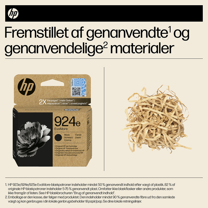 HP Original 924e EvoMore-blækpatron, sort - Billede 6