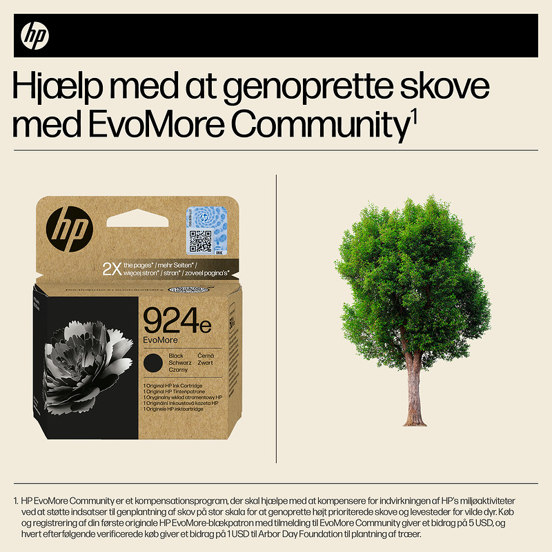 HP Original 924e EvoMore-blækpatron, sort - Billede 7