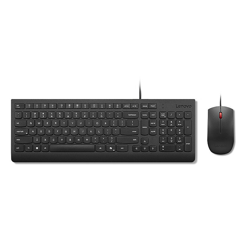 Lenovo 4X31R64414 tastatur Mus inkluderet Universel USB Tysk Sort