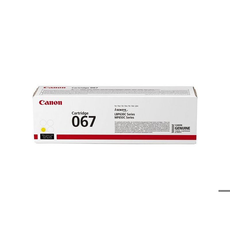 Canon 067 tonerpatron 1 stk Original Gul