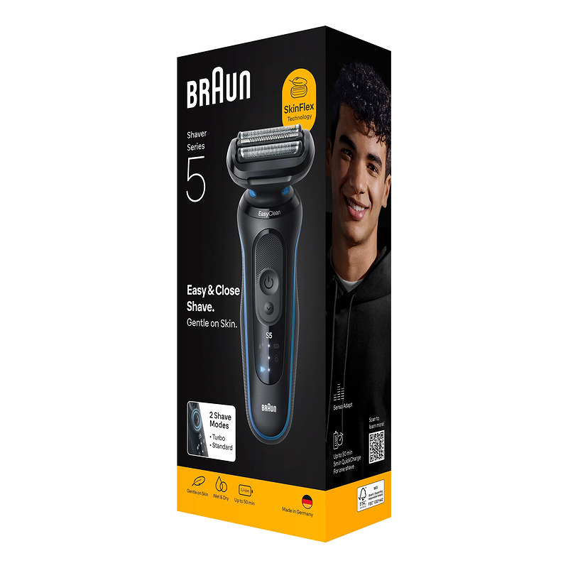 Braun Series 5 52-B1000s Folie shaver Sort - Billede 3