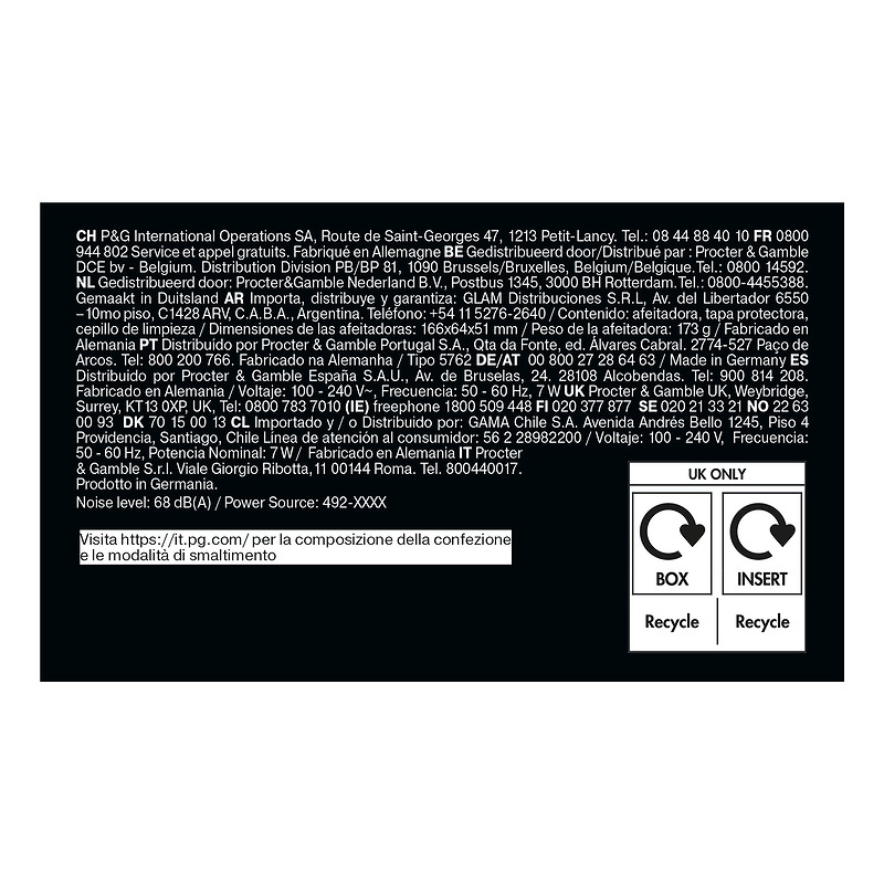 Braun Series 5 52-B1000s Folie shaver Sort - Billede 5