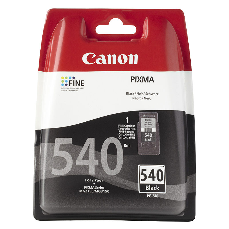 Canon PG-540 blækpatron 1 stk Original Standard udbytte Foto sort - Billede 3
