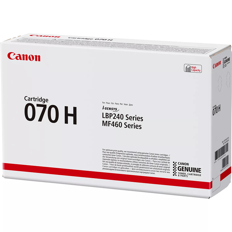 Canon 070H tonerpatron 1 stk Original Sort - Billede 2
