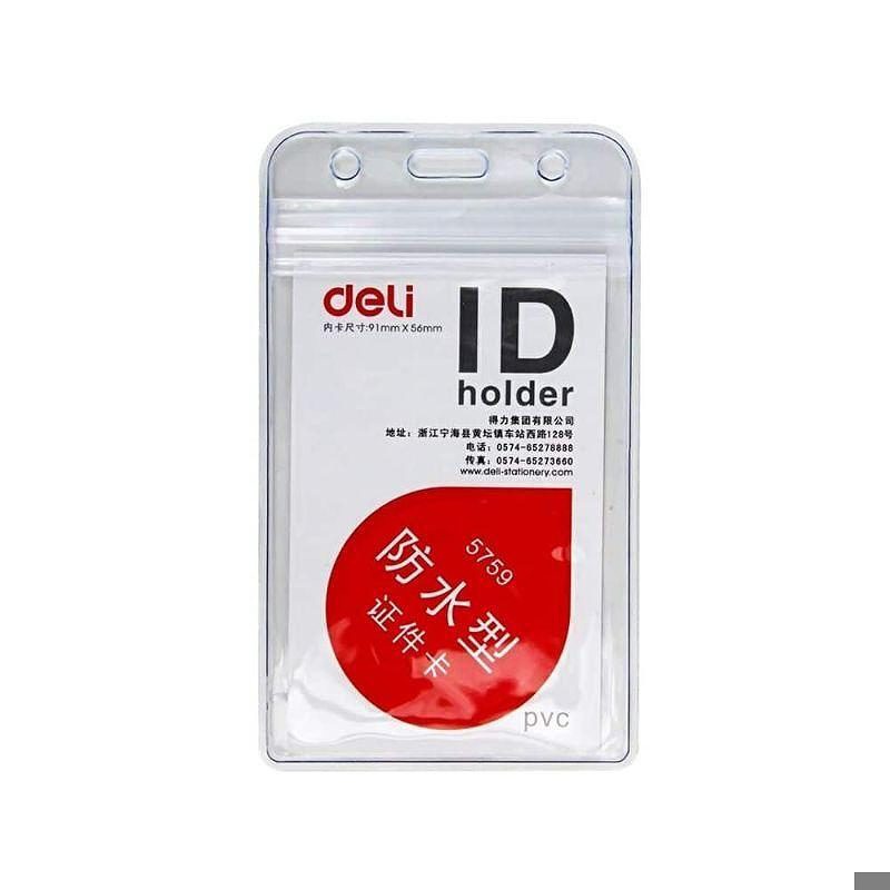 ID Kort holder i klar plast 10 stk