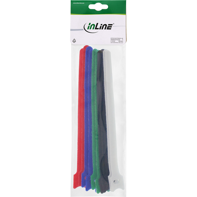 InLine 59943E kabelsamler Flerfarvet 10 stk - Billede 2