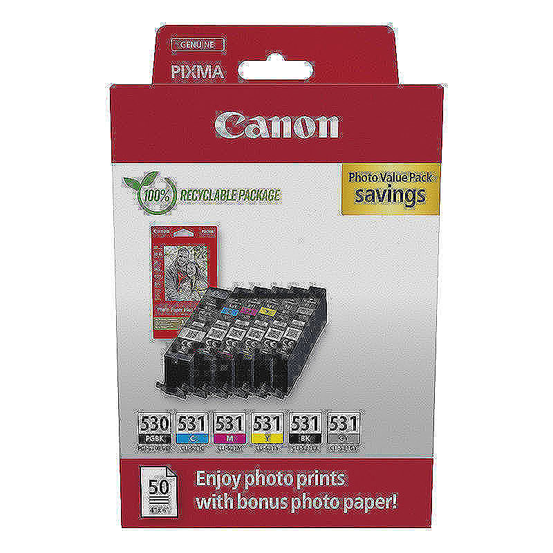 Canon PGI-530/CLI-531 PVP ink cartridge