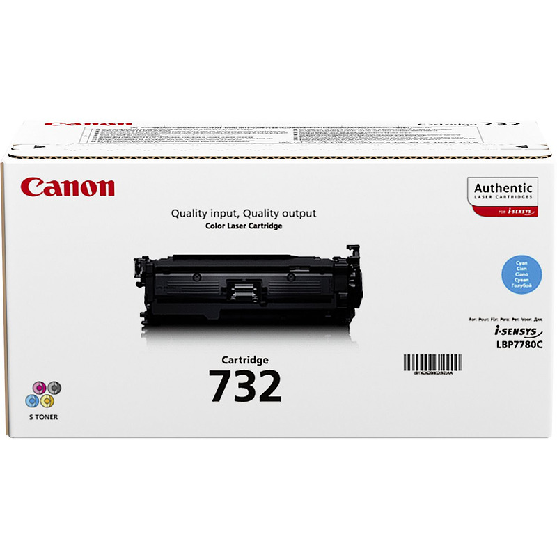 Canon 732C tonerpatron 1 stk Original Blå