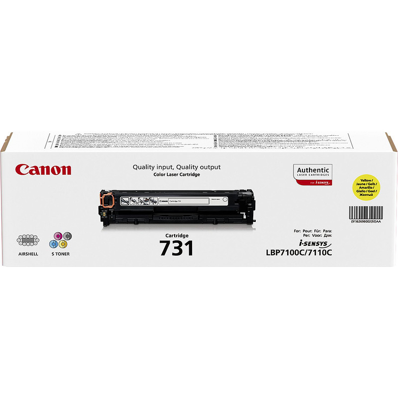 Canon 731 tonerpatron 1 stk Original Gul