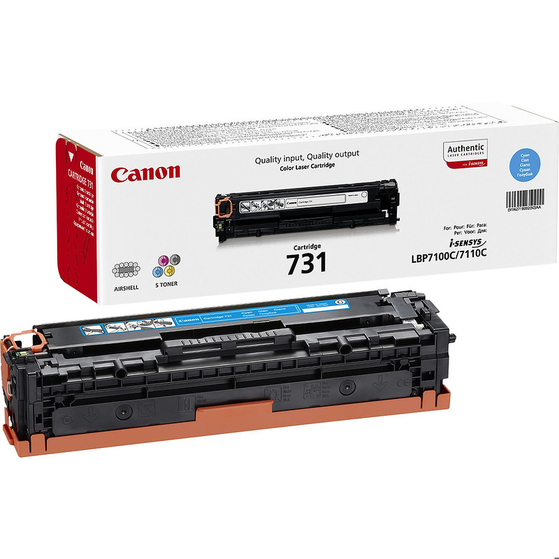 Canon 731 tonerpatron 1 stk Original Blå