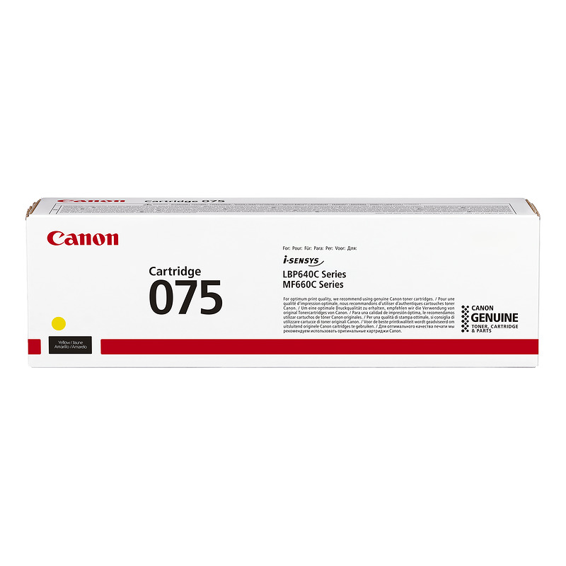 Canon 075 tonerpatron 1 stk Original Gul