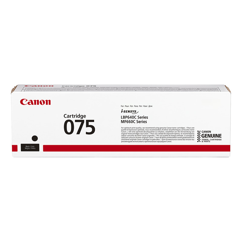 Canon 075 tonerpatron 1 stk Original Sort