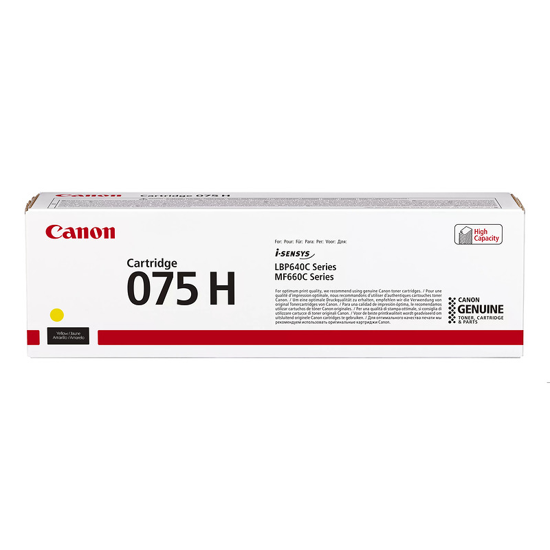 Canon 075 H tonerpatron 1 stk Original Gul