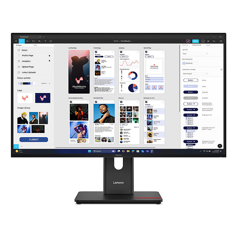 Lenovo ThinkVision T32UD-40 computer monitor