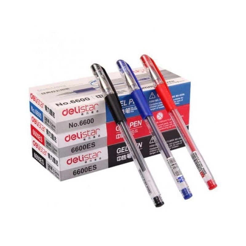 Gel pen blå ergo gummi grip