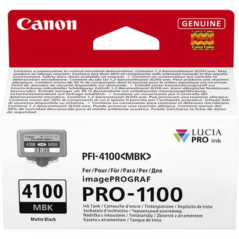 Canon LUCIA PRO II blækpatron 1 stk Original Standard udbytte Mat sort - Billede 2