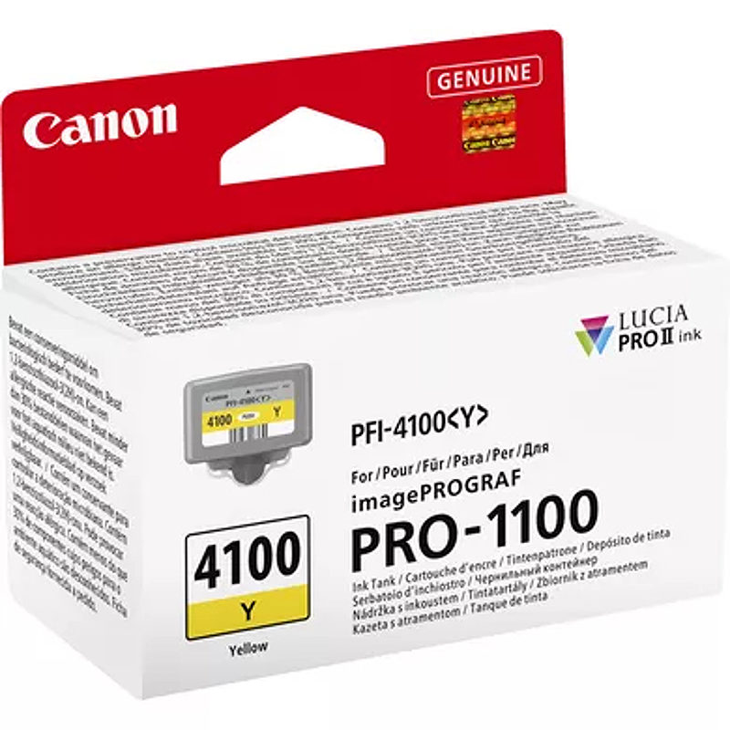 Canon LUCIA PRO II blækpatron 1 stk Original Standard udbytte Gul - Billede 3