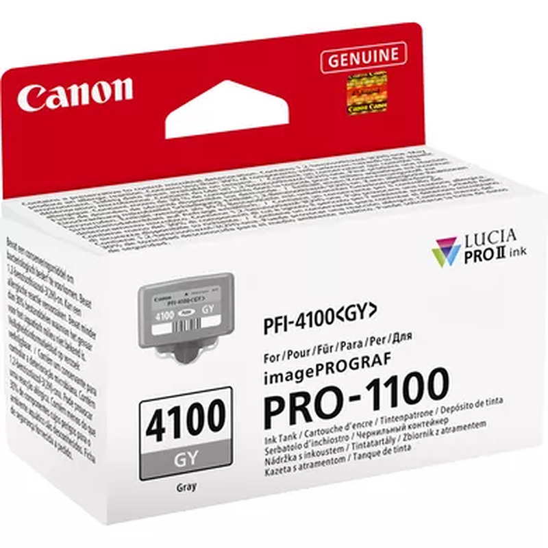 Canon LUCIA PRO II blækpatron 1 stk Original Standard udbytte Grå - Billede 3