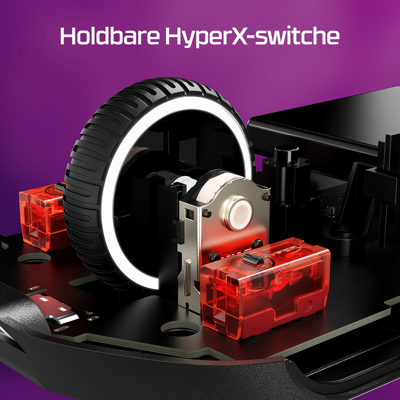 HyperX Pulsefire Haste 2 – trådløs gaming-mus (sort) - Billede 3