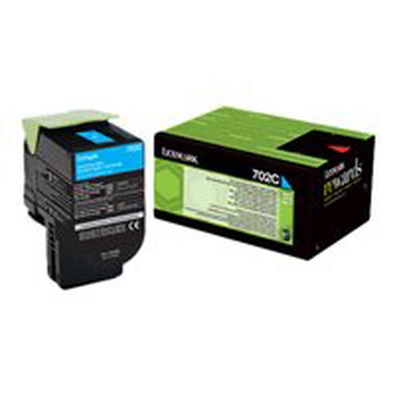 Lexmark Toner 70C20C0 / 702C Cyan