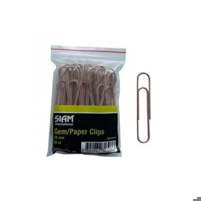 Clips 78mm Kobberfarve
