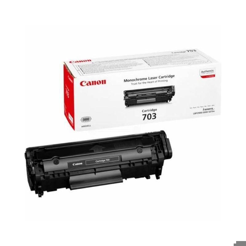 Canon Toner CRG703 Black tonerpatron 3 stk Original Sort