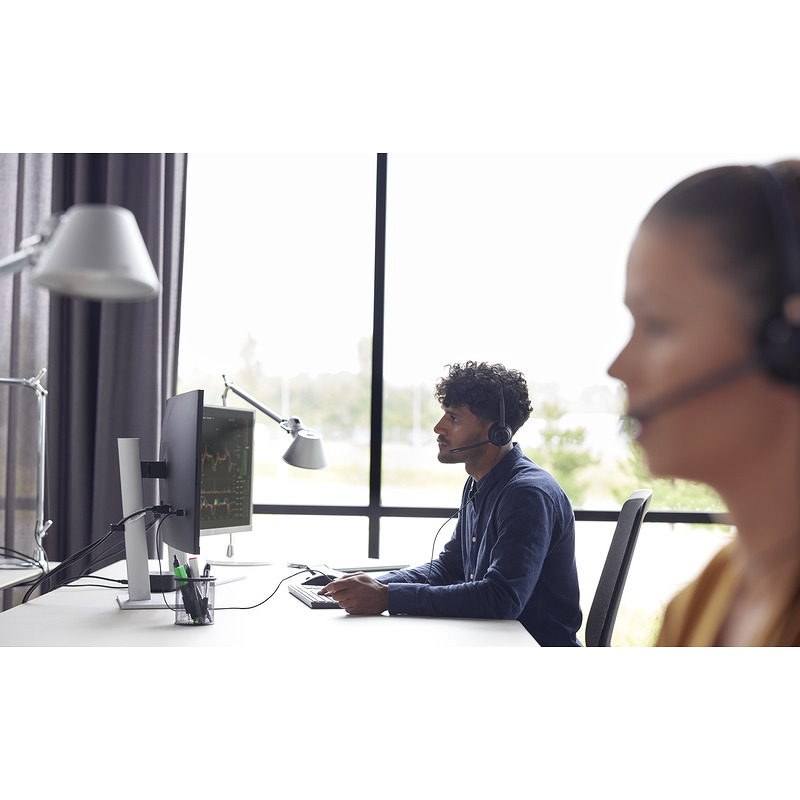 HP Poly EncorePro 320 med Quick Disconnect Binaural Headset TAA