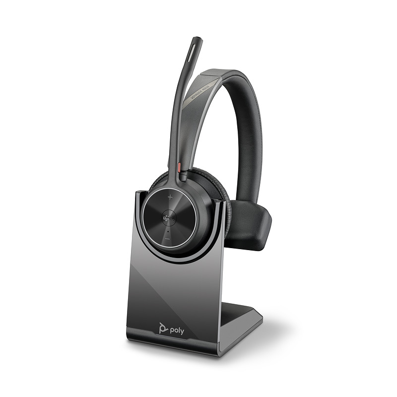 HP Poly Voyager 4310 Microsoft Teams Certified Headset +BT700-dongle +bordoplader