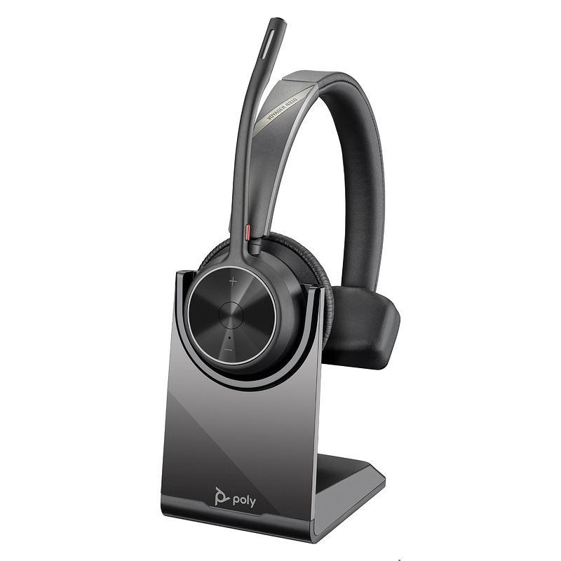 HP Poly Voyager 4310 USB-C Headset +BT700-dongle +bordoplader - Billede 3