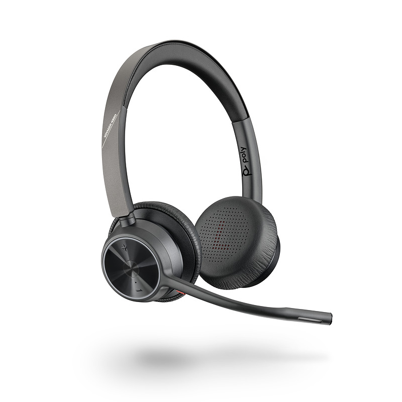 HP Poly Voyager 4320 USB-C Headset +BT700-dongle +bordoplader - Billede 2