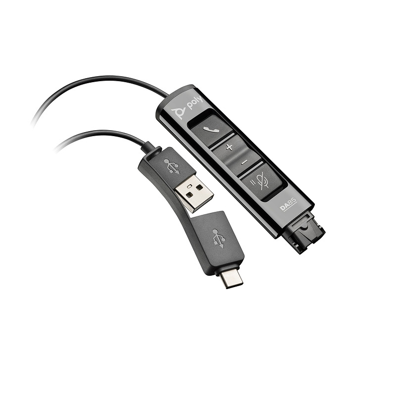 HP Poly DA85 USB til QD-adapter