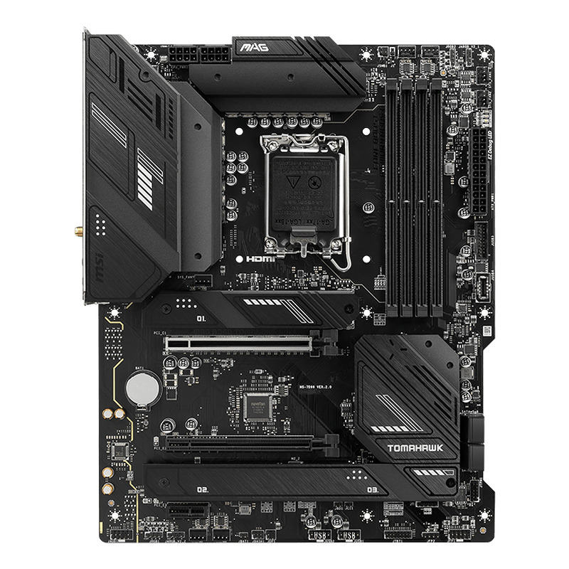 MSI MAG B760 TOMAHAWK WIFI bundkort Intel B760 LGA 1700 ATX - Billede 2