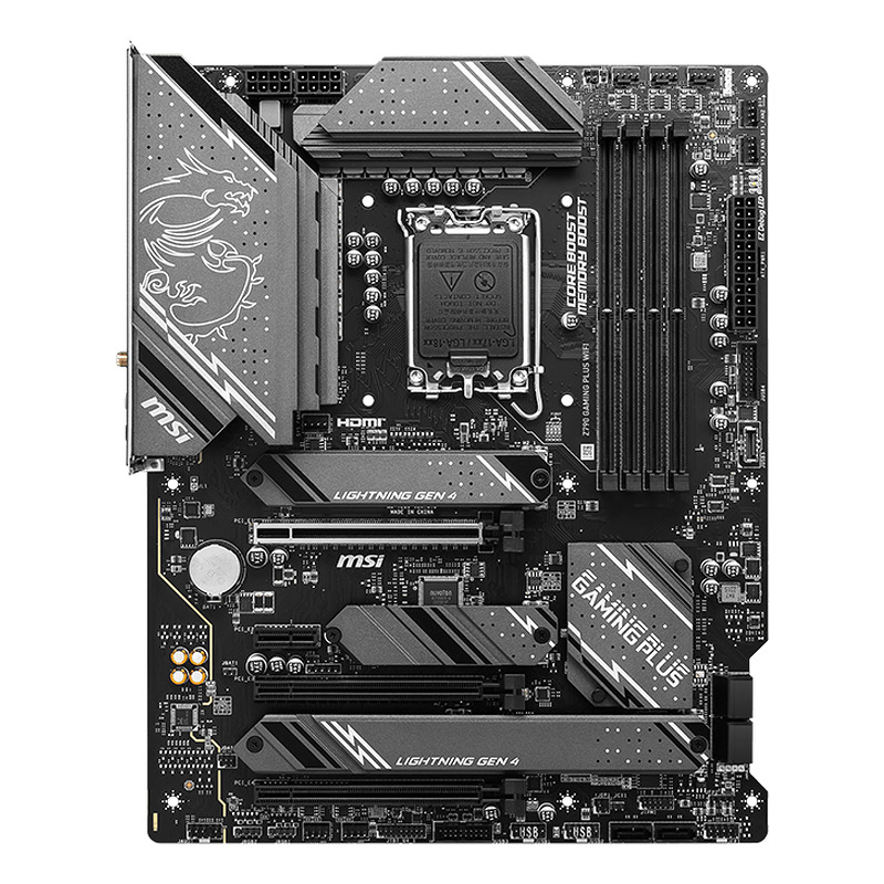 MSI Z790 GAMING PLUS WIFI bundkort Intel Z790 LGA 1700 ATX - Billede 2