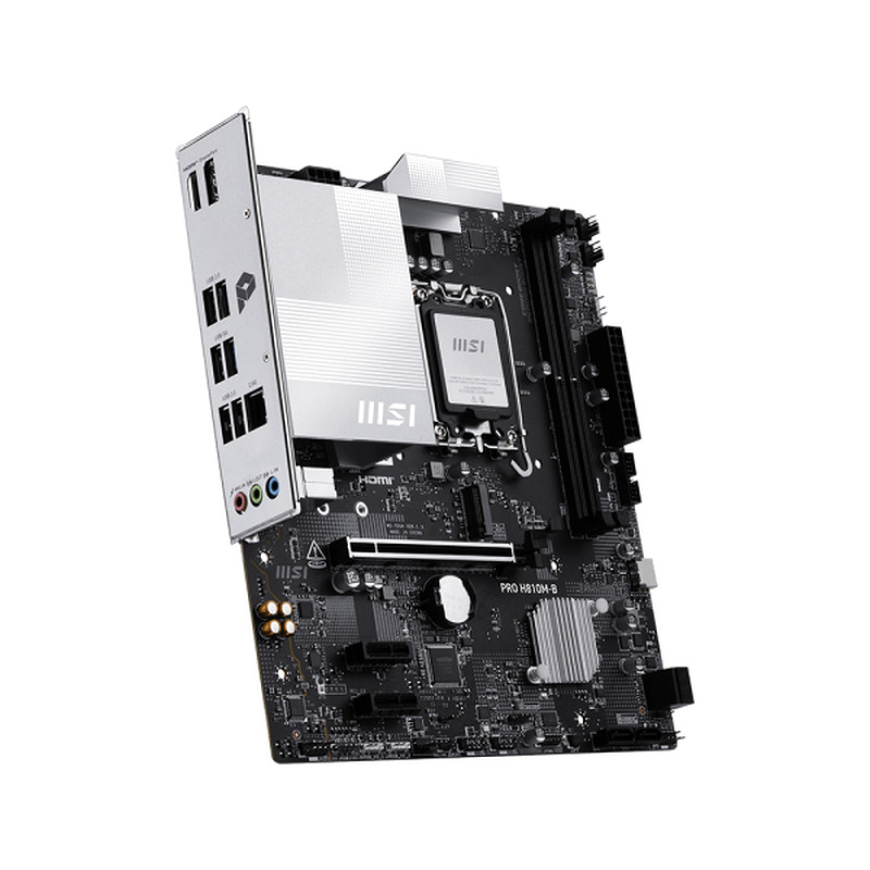 MSI PRO H810M-B bundkort Intel H810 LGA 1851 (Socket V1) micro ATX - Billede 3