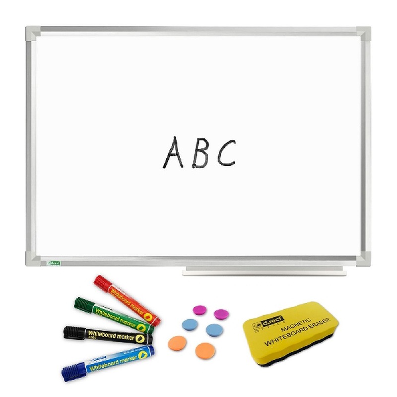 Whiteboard 600x450mm Alu Ramme