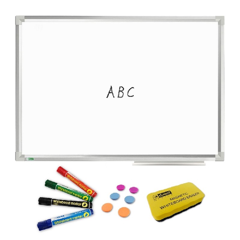 Whiteboard 900x600mm Alu Ramme