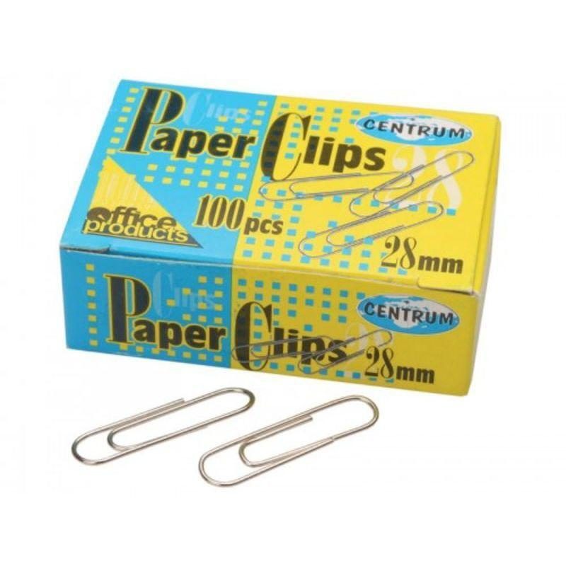 Papir Clips 28mm rund