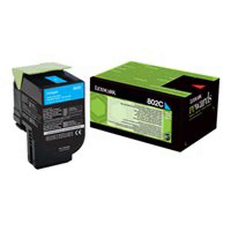 Lexmark Toner 80C20C0 / 802C Cyan