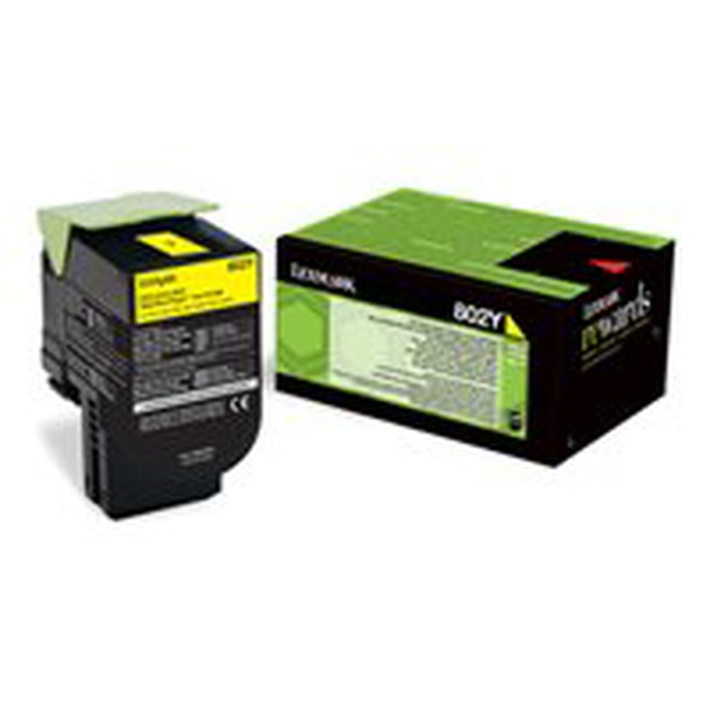 Lexmark Toner 80C20Y0 / 802Y Yellow