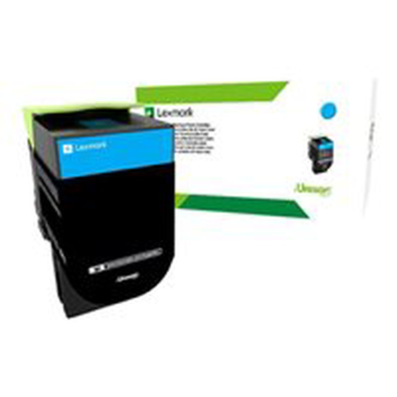 Lexmark Toner 80C2HCE / 802HC XXL Cyan