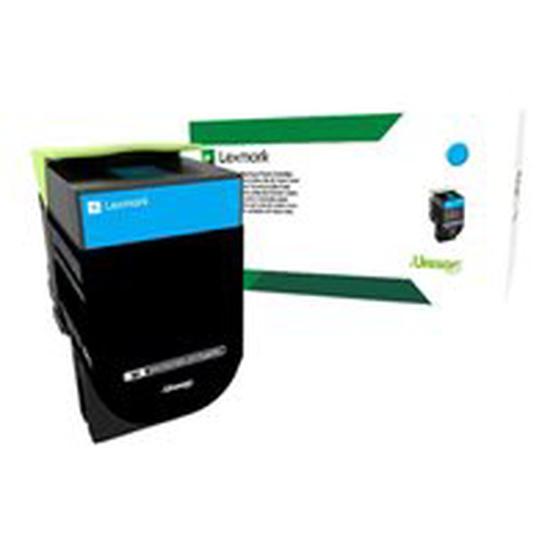 Lexmark Toner 80C2SC0 / 802SC XL Cyan